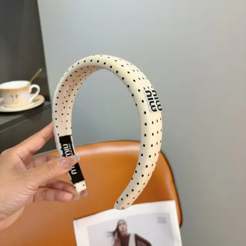Replica MIU MIU Headband For Women #1476653 $27.00 USD for Wholesale