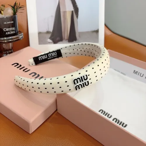 Replica MIU MIU Headband For Women #1476653 $27.00 USD for Wholesale