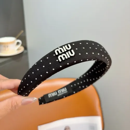 Wholesale MIU MIU Headband For Women #1476654 $27.00 USD, Wholesale Quality Replica MIU MIU Headband