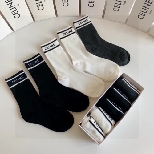 Replica Celine Socks #1476984 $29.00 USD for Wholesale