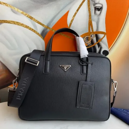 Replica Prada AAA Man Handbags #1477058 $160.00 USD for Wholesale