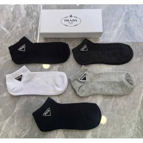 Replica Prada Socks #1477143 $29.00 USD for Wholesale