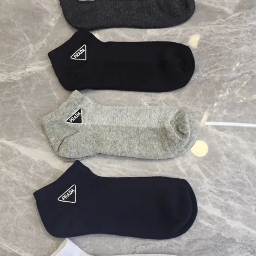 Replica Prada Socks #1477143 $29.00 USD for Wholesale