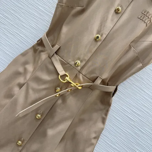 Replica MIU MIU Dresses Sleeveless For Women #1477147 $108.00 USD for Wholesale
