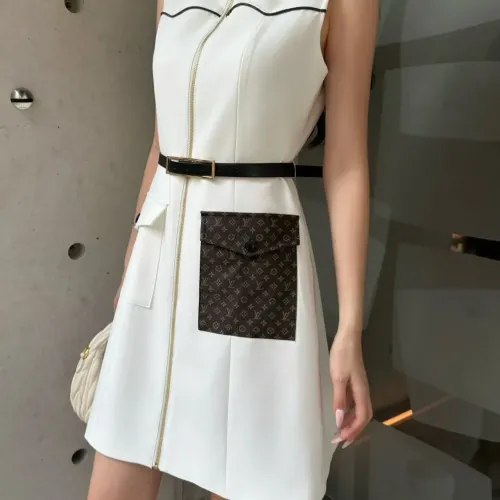 Wholesale Louis Vuitton LV Dresses Sleeveless For Women #1477150 $102.00 USD, Wholesale Quality Replica Louis Vuitton LV Dresses
