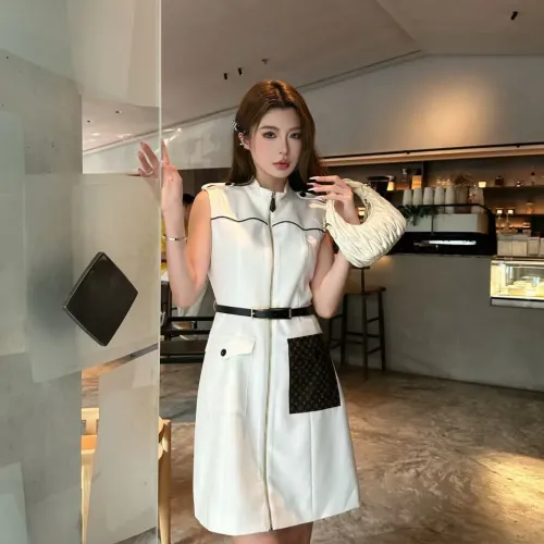 Replica Louis Vuitton LV Dresses Sleeveless For Women #1477150 $102.00 USD for Wholesale