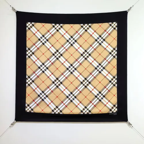Wholesale Burberry Silk Squares #1477161 $64.00 USD, Wholesale Quality Replica Burberry Scarf