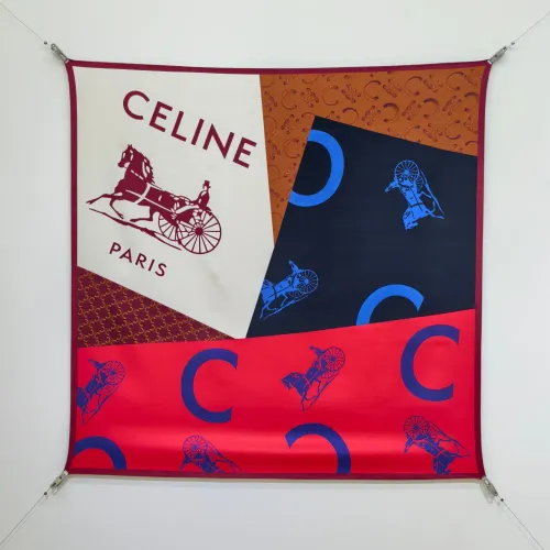 Wholesale Celine Silk Squares #1477176 $64.00 USD, Wholesale Quality Replica Celine Scarf