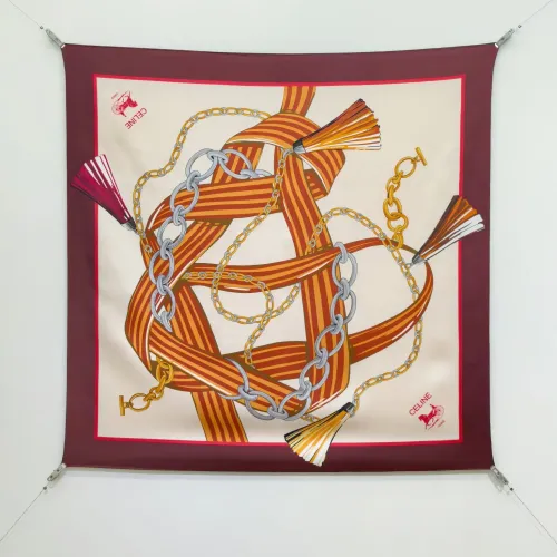 Wholesale Celine Silk Squares #1477189 $64.00 USD, Wholesale Quality Replica Celine Scarf