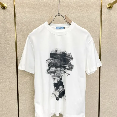 Wholesale Prada T-Shirts Short Sleeved For Men #1477267 $76.00 USD, Wholesale Quality Replica Prada T-Shirts