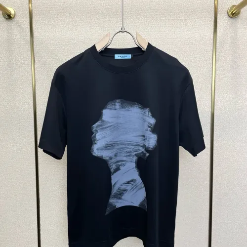 Wholesale Prada T-Shirts Short Sleeved For Men #1477268 $76.00 USD, Wholesale Quality Replica Prada T-Shirts