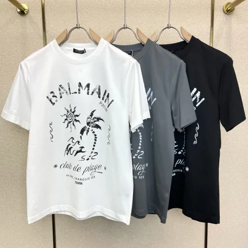 Replica Balmain T-Shirts Short Sleeved For Men #1477275 $80.00 USD for Wholesale