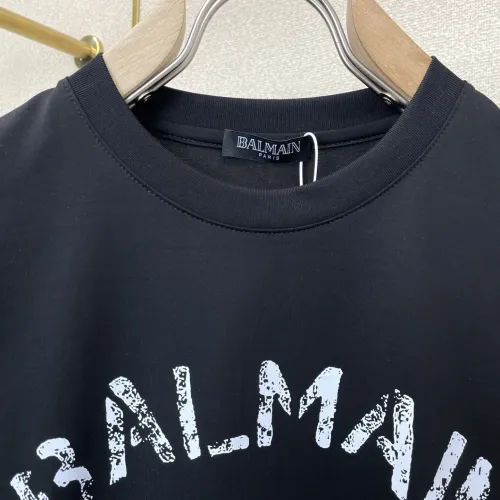 Replica Balmain T-Shirts Short Sleeved For Men #1477276 $80.00 USD for Wholesale