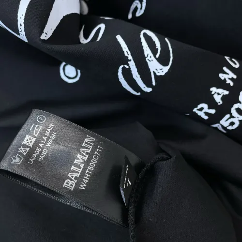 Replica Balmain T-Shirts Short Sleeved For Men #1477276 $80.00 USD for Wholesale