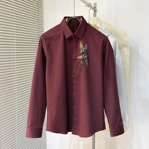 Wholesale Dolce &amp; Gabbana D&amp;G Shirts Long Sleeved For Men #1477286 $82.00 USD, Wholesale Quality Replica Dolce &amp; Gabbana D&amp;G Shirts