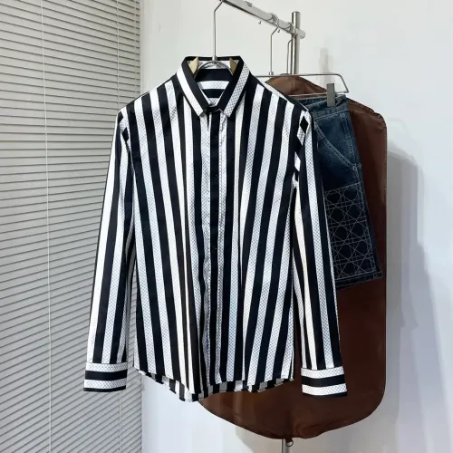 Wholesale Louis Vuitton LV Shirts Long Sleeved For Men #1477293 $88.00 USD, Wholesale Quality Replica Louis Vuitton LV Shirts