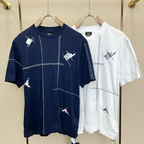 Replica Fendi T-Shirts Short Sleeved For Unisex #1477333 $68.00 USD for Wholesale