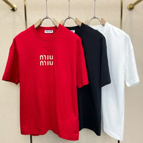 Replica MIU MIU T-Shirts Short Sleeved For Men #1477361 $72.00 USD for Wholesale