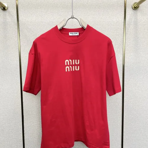 Wholesale MIU MIU T-Shirts Short Sleeved For Men #1477362 $72.00 USD, Wholesale Quality Replica MIU MIU T-Shirts