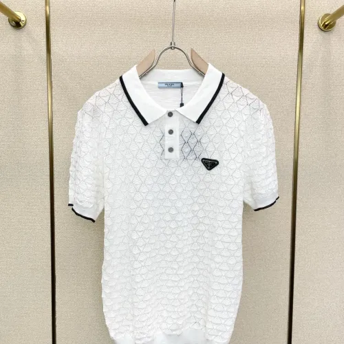 Wholesale Prada T-Shirts Short Sleeved For Men #1477386 $80.00 USD, Wholesale Quality Replica Prada T-Shirts