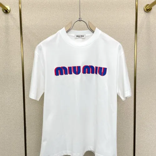 Wholesale MIU MIU T-Shirts Short Sleeved For Men #1477428 $72.00 USD, Wholesale Quality Replica MIU MIU T-Shirts