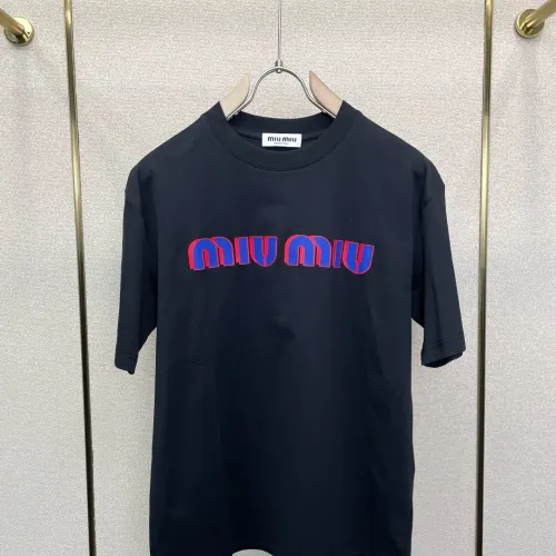 Wholesale MIU MIU T-Shirts Short Sleeved For Men #1477429 $72.00 USD, Wholesale Quality Replica MIU MIU T-Shirts