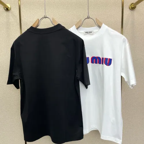 Replica MIU MIU T-Shirts Short Sleeved For Men #1477429 $72.00 USD for Wholesale