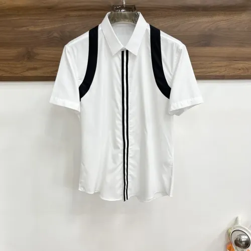 Wholesale Armani Shirts Short Sleeved For Men #1477444 $92.00 USD, Wholesale Quality Replica Armani Shirts