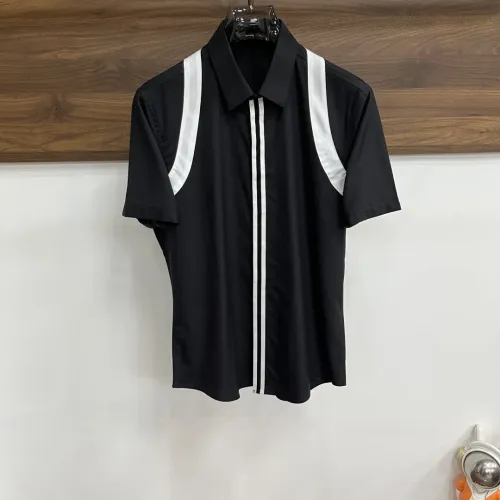 Wholesale Armani Shirts Short Sleeved For Men #1477445 $92.00 USD, Wholesale Quality Replica Armani Shirts