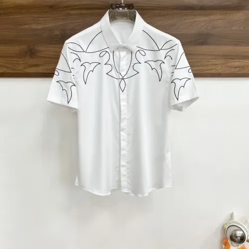 Wholesale Armani Shirts Short Sleeved For Men #1477446 $92.00 USD, Wholesale Quality Replica Armani Shirts