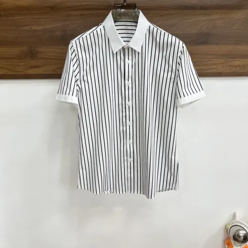 Wholesale Armani Shirts Short Sleeved For Men #1477450 $92.00 USD, Wholesale Quality Replica Armani Shirts