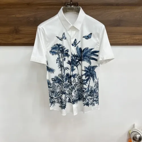 Wholesale Armani Shirts Short Sleeved For Men #1477451 $92.00 USD, Wholesale Quality Replica Armani Shirts