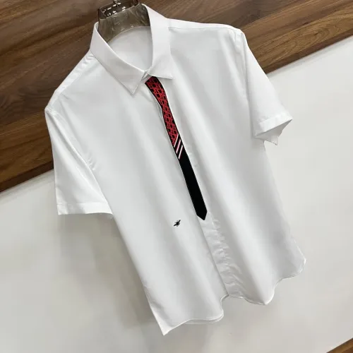 Replica Christian Dior Shirts Short Sleeved For Men #1477452 $92.00 USD for Wholesale