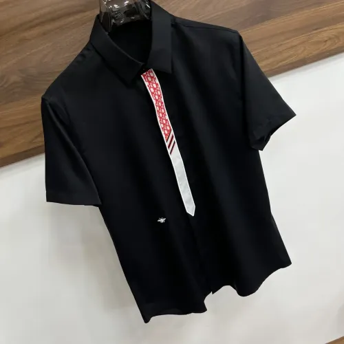 Replica Christian Dior Shirts Short Sleeved For Men #1477453 $92.00 USD for Wholesale