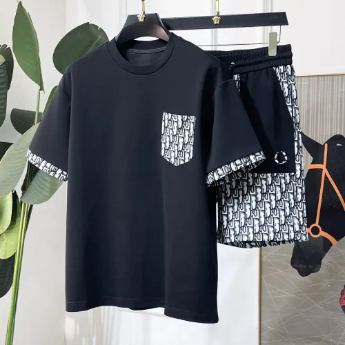 Wholesale Christian Dior Tracksuits Short Sleeved For Men #1477457 $92.00 USD, Wholesale Quality Replica Christian Dior Tracksuits