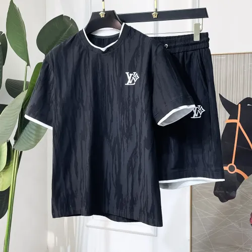 Wholesale Louis Vuitton LV Tracksuits Short Sleeved For Men #1477462 $96.00 USD, Wholesale Quality Replica Louis Vuitton LV Tracksuits