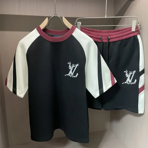 Wholesale Louis Vuitton LV Tracksuits Short Sleeved For Men #1477476 $122.00 USD, Wholesale Quality Replica Louis Vuitton LV Tracksuits