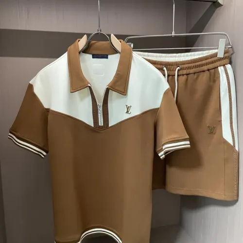 Wholesale Louis Vuitton LV Tracksuits Short Sleeved For Men #1477477 $122.00 USD, Wholesale Quality Replica Louis Vuitton LV Tracksuits