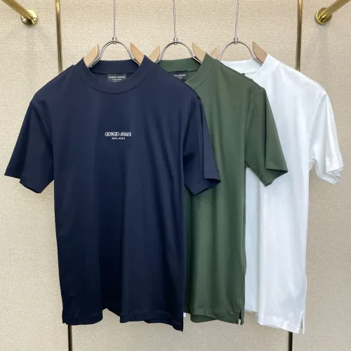 Replica Armani T-Shirts Short Sleeved For Men #1477492 $68.00 USD for Wholesale