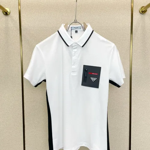 Wholesale Prada T-Shirts Short Sleeved For Men #1477496 $76.00 USD, Wholesale Quality Replica Prada T-Shirts