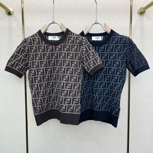 Replica Fendi T-Shirts Short Sleeved For Women #1477538 $82.00 USD for Wholesale