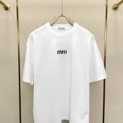 Wholesale MIU MIU T-Shirts Short Sleeved For Unisex #1477549 $52.00 USD, Wholesale Quality Replica MIU MIU T-Shirts