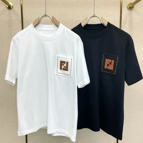 Replica Fendi T-Shirts Short Sleeved For Men #1477576 $72.00 USD for Wholesale
