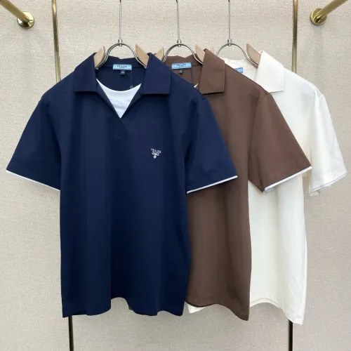 Replica Prada T-Shirts Short Sleeved For Men #1477599 $76.00 USD for Wholesale
