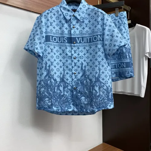 Wholesale Louis Vuitton LV Tracksuits Short Sleeved For Men #1477611 $125.00 USD, Wholesale Quality Replica Louis Vuitton LV Tracksuits