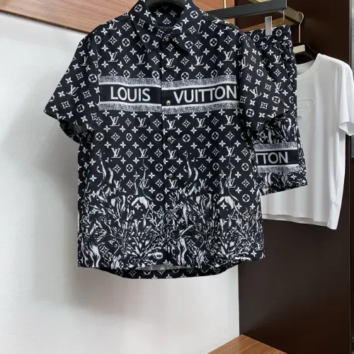 Wholesale Louis Vuitton LV Tracksuits Short Sleeved For Men #1477612 $125.00 USD, Wholesale Quality Replica Louis Vuitton LV Tracksuits