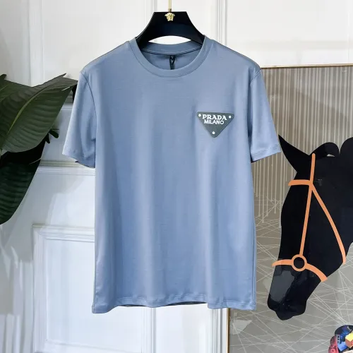 Wholesale Prada T-Shirts Short Sleeved For Men #1477649 $72.00 USD, Wholesale Quality Replica Prada T-Shirts
