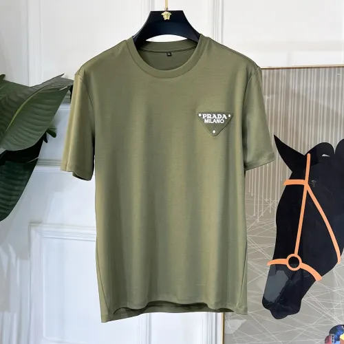 Wholesale Prada T-Shirts Short Sleeved For Men #1477650 $72.00 USD, Wholesale Quality Replica Prada T-Shirts
