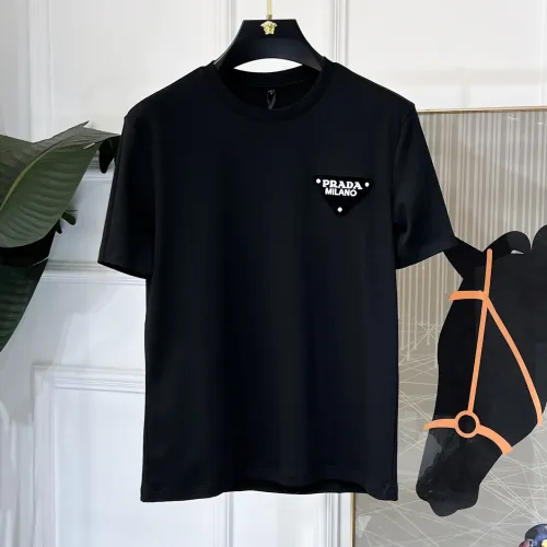 Wholesale Prada T-Shirts Short Sleeved For Men #1477651 $72.00 USD, Wholesale Quality Replica Prada T-Shirts