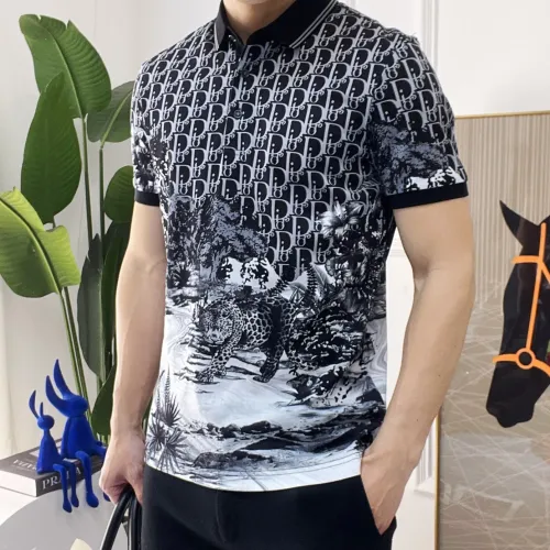 Replica Christian Dior T-Shirts Short Sleeved For Men #1477697 $96.00 USD for Wholesale